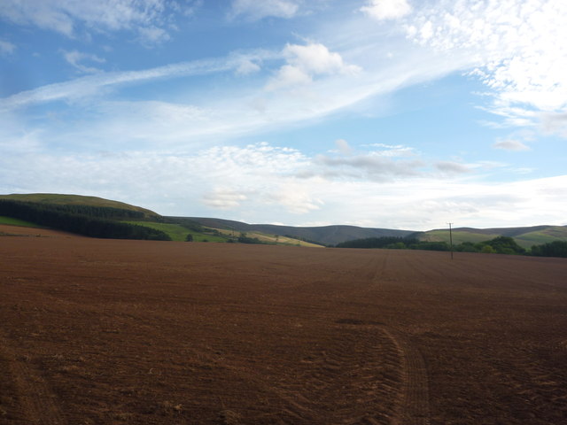 East Lothian Landscape : The View From Quarryford Farm Cottages