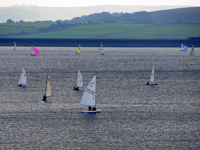 Sailing on Derwent Reservoir
