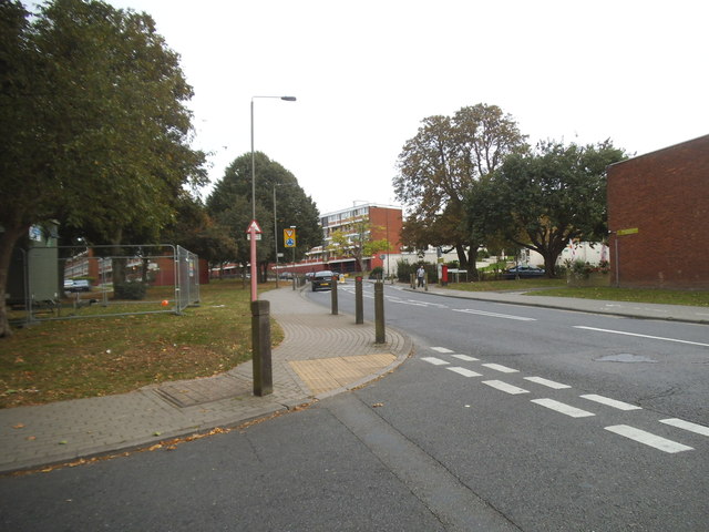 Danebury Avenue at the corner of Tangley Grove