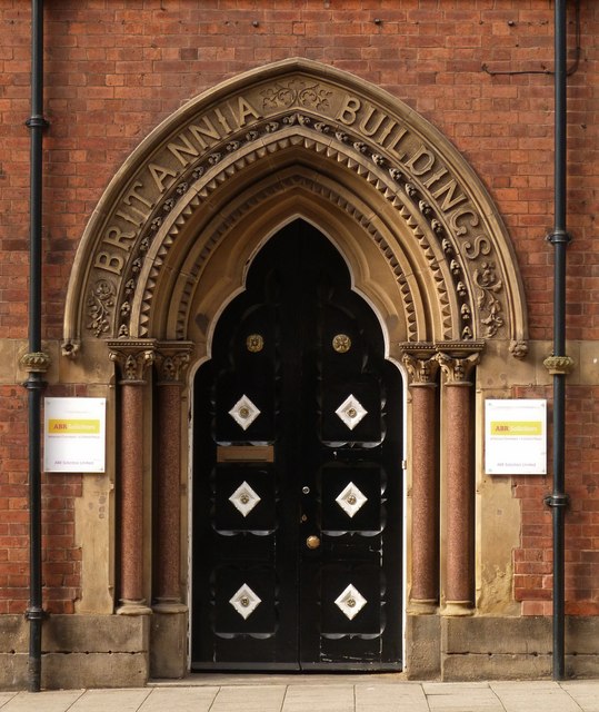 Entrance, Britannia Buildings, Leeds