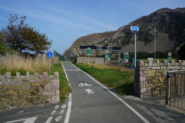 Wales  Coast Path towards Penmaen-bach Point