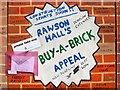 TQ2623 : Rawson Hall's Buy-a-Brick Campaign, Batchelors Field, Bolney (2) by Simon Carey