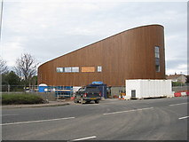 NT2467 : New building at Lothianburn by M J Richardson