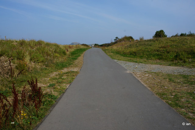 Wales  Coast Path towards Conwy Morfa