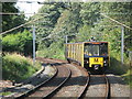 Lines west of Whitley Bay Metro station