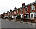 Row of houses in Emsworth Road, Lymington