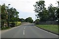 The road crosses the Claydon to Aylesbury railway line