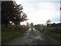 The entrance to Sandhills Farm