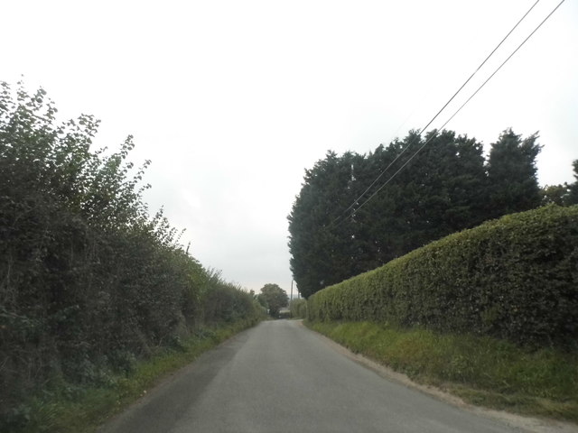 Place Farm Road by the entrance to Place Farm