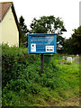 TM2290 : St.Margaret's Church Notice Board by Geographer