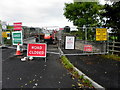 Road closed, Newtownstewart