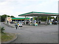 TL6163 : Petrol Station on Newmarket Heath by Nigel Mykura