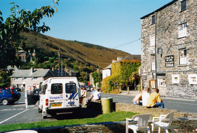 An old meaning of website - Boscastle, Cornwall