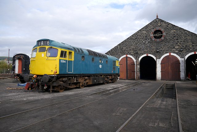 Class 27 locomotive, at Aviemore engine © Craig Wallace 