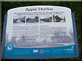 Appin Station - tourist information board