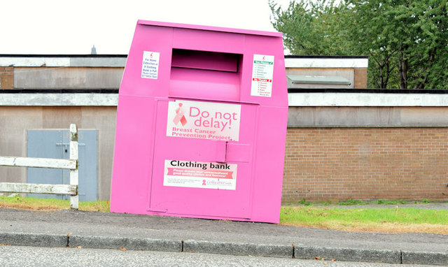 Recycling bin, Belfast (September 2014)