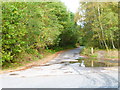 Looking along lane going north from Vigo Lane