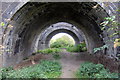 Footpath under the railway bridge