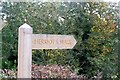 Signpost in Horncliffe