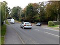 The junction of Mill Hill and Vicarage Lane