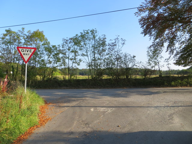 Road Junction at Scroggs