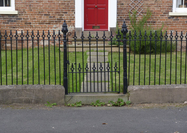 Railings and gate at Crown Cottage