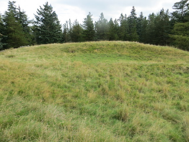 Rachan Hill and the Remains of an Old Fort