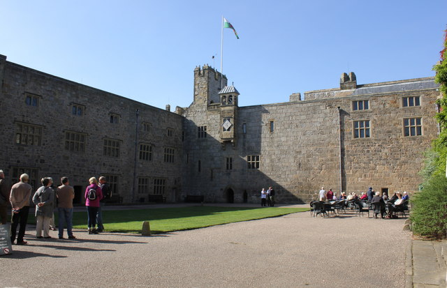The Courtyard of Chirk Castle