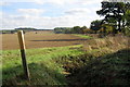 Bridleway by the field drain