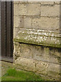 Bench mark and bolt, All Saints Church, Beckingham