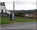 Iceland advertising on a suburban phonebox in Caerphilly