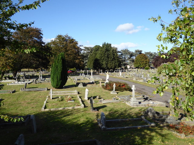 Cemetery by Musgrove Park Hospital
