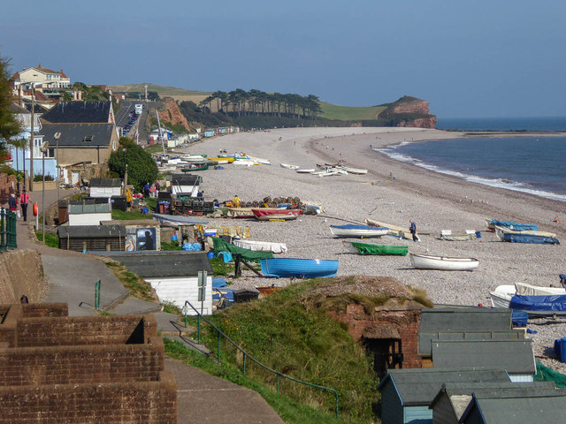 Beach, Budleigh Salterton, Devon © Christine Matthews cc-by-sa/2.0 ...