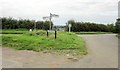 Road junction at top of Claypit Hill