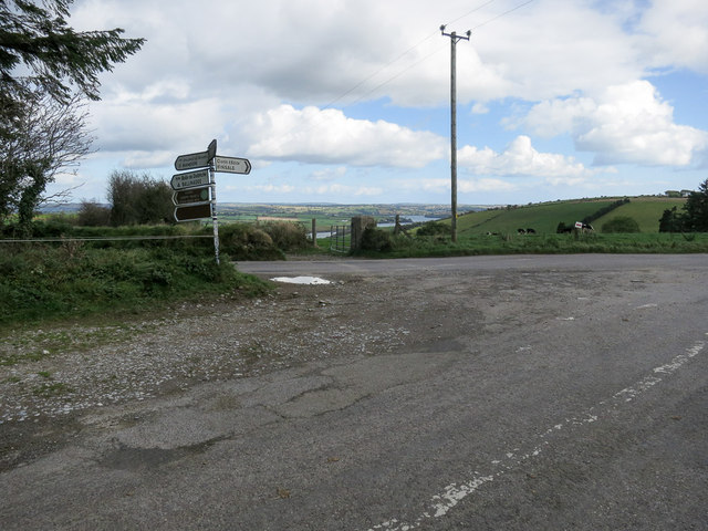 Junction on the Bandon to Kinsale road