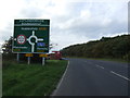 Approaching Hoylandswaine Roundabout