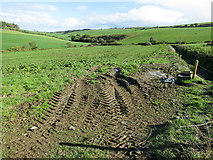 W4748 : Tractor tracks into a field by Neville Goodman