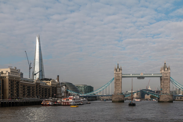 The Shard and Tower Bridge, London © Christine Matthews cc-by-sa/2.0 ...