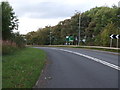 Sharp bend in the A629