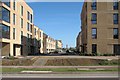 New homes and a view of the hospital