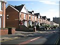 South on Grange Road at its junction with School Street, Dudley