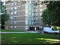 Moving day at Clent Court flats, off Vicarage Prospect, Dudley