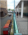 Pedestrian ramp from St Martin?s Walk down to Moor Street Queensway, Birmingham