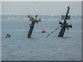 TQ9377 : Wreck of the SS Richard Montgomery, off Sheerness by Christine Matthews