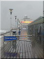 SZ0890 : Bournemouth: along the pier in heavy rain by Chris Downer