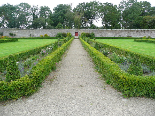 Hedged borders in the walled garden at... © Humphrey Bolton cc-by-sa/2. ...