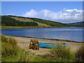 NR7029 : Winch and boat, Lussa Loch by sylvia duckworth