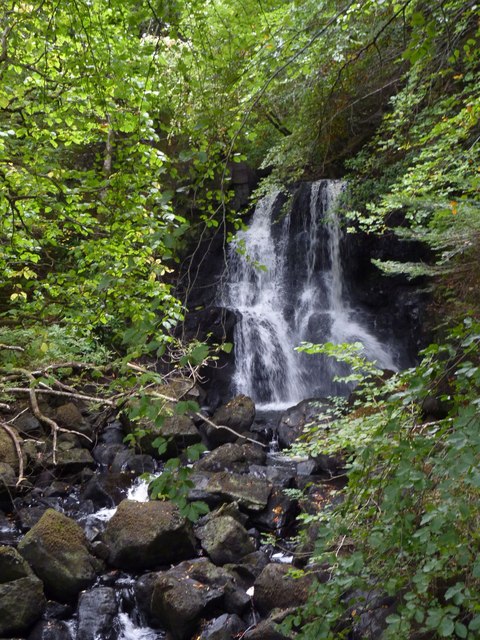 Waterfall on the Aros Burn, near Tobermory