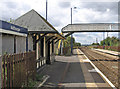 Althorpe - shelter and footbridge at station