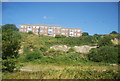 Cliff and cliff top houses